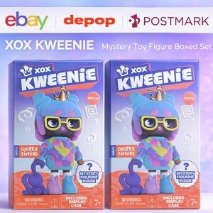 Mystery Toy Figure Boxed Set - Blue and Purple